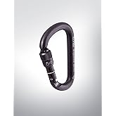Rock Exotica Pirate Carabiner - Heavy Duty Locking Carabiner for Rock Climbing and Professional Climbing Gear and Industrial Use - HMS Design, Made in The USA