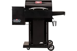USSC GRILLS UNITED STATES STOVE CO Pellet Grill, Hooch USG350, Black