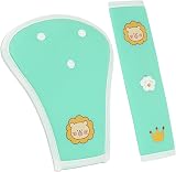 URAQT Car Seat Belt Pads 2PCS Green Lion Pattern Kids Universal Protector view 9