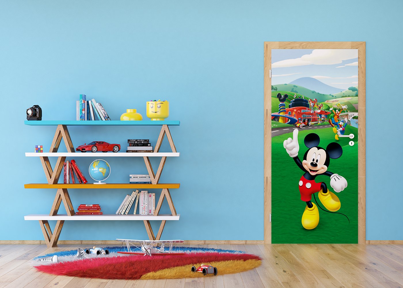 Disney Photo Wallpaper/Giant Wall Poster, Non-Woven, Multi-Colour, 90 x 202 cm/35 x 80-Inch