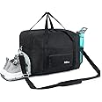 sportsnew Sports Gym Bag with Shoes Compartment and Wet Pocket, Travel Duffel Bag for Men and Women, 38L Weekender Overnight Bag Lightweight