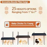 BURNTOP Chick Brooder Heating Plate 10x10 Adjustable Height Angle 55C Black view 5