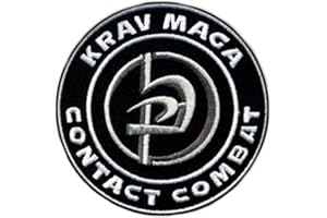 Krav MAGA Contact Combat Patch (3.2) Embroidered Iron-on or Sew-on Badge Israeli Martial Arts Emblem DIY Gift Patches