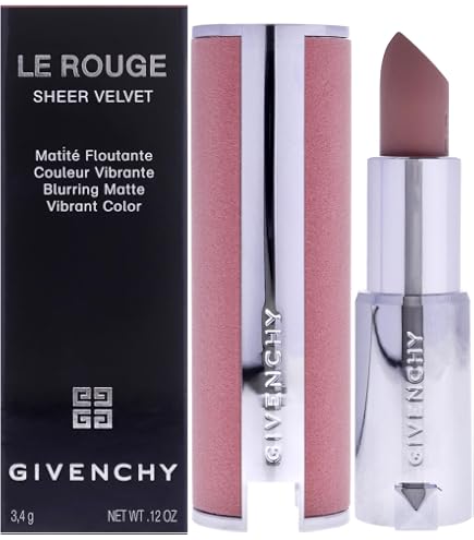 Amazon.com: Givenchy Rouge Interdit 女性乙烯基口紅,05 玫瑰色半透明