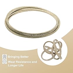 uxcell 3LK740 Cord Belt Grey, 3/8" x 74" Lawn and
