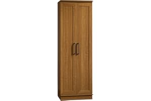 Sauder HomePlus Storage Pantry cabinets, ‎L: 23.25" x W: 17" x H: 71.18", Sienna Oak finish