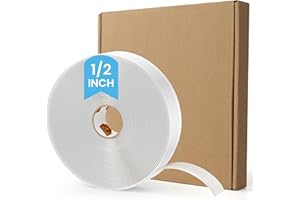 TAPEBEAR Butyl Tape White 1/2" x 30' x 1/8" RV Tape Sealant Waterproof, White Butyl Caulking, Stretchable Butyl Sealant Headlight Sealant Putty Tape EPDM Auto RV Window Sealant