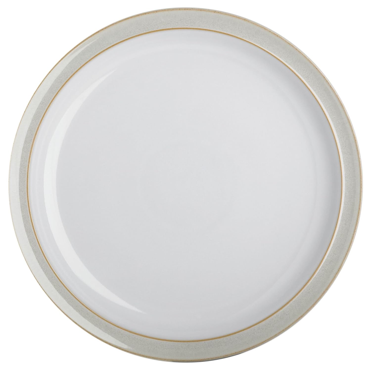 Denby Cream And White 'Linen' Dinner Plate Amazon.co.uk Kitchen & Home