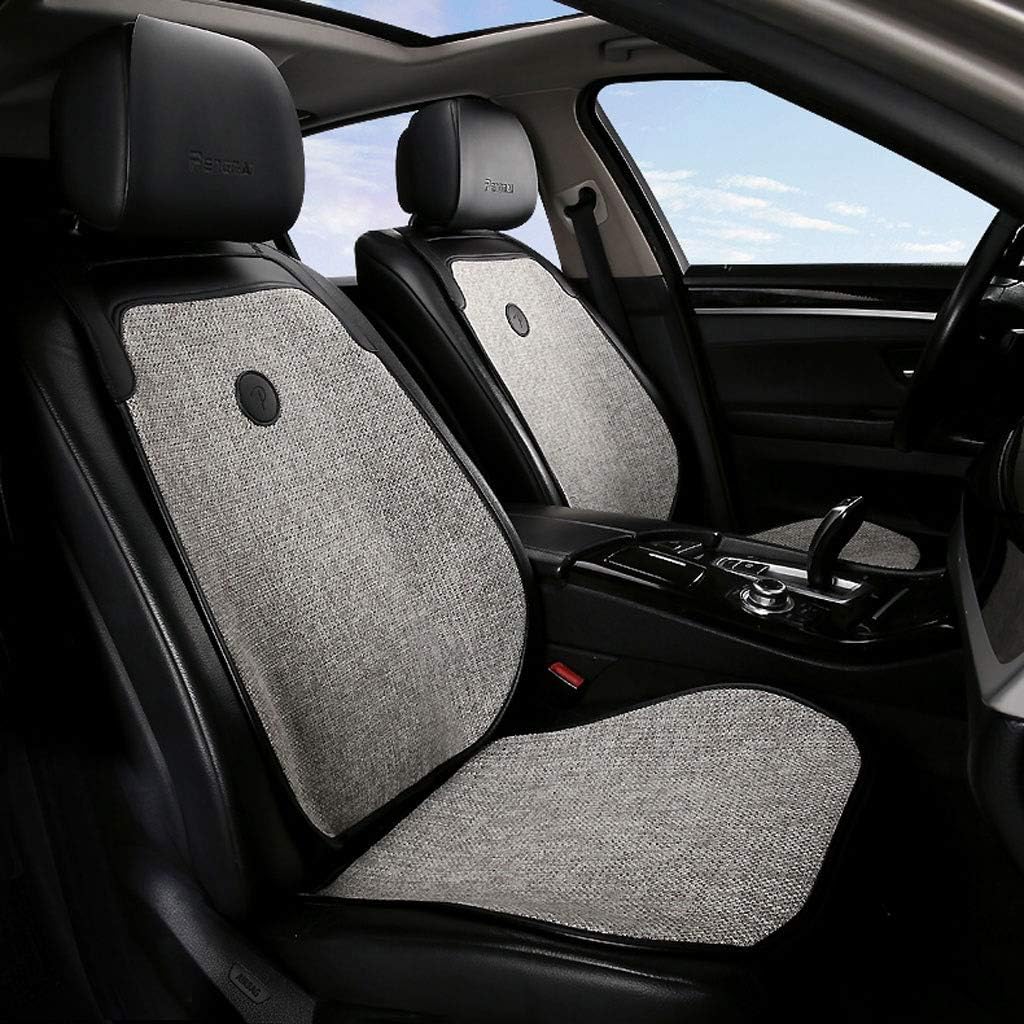 Old street Compatible with Skoda 5-seat Universal Car Seat Cover Cotton and Linen Seat Cover Wear-Resistant and Breathable Suitable for SUV Hatchback (Color : B)