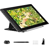HUION Kamvas Pro 16 V2 Drawing Tablet with Screen 16K Levels PenTech 4.0 Battery-Free Pen, 15.6" Full-Laminated, Smart Touch 