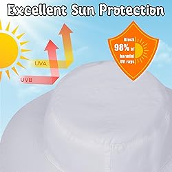 2-Pack Baby Sun Hat Kids Summer UPF 50+ Toddler