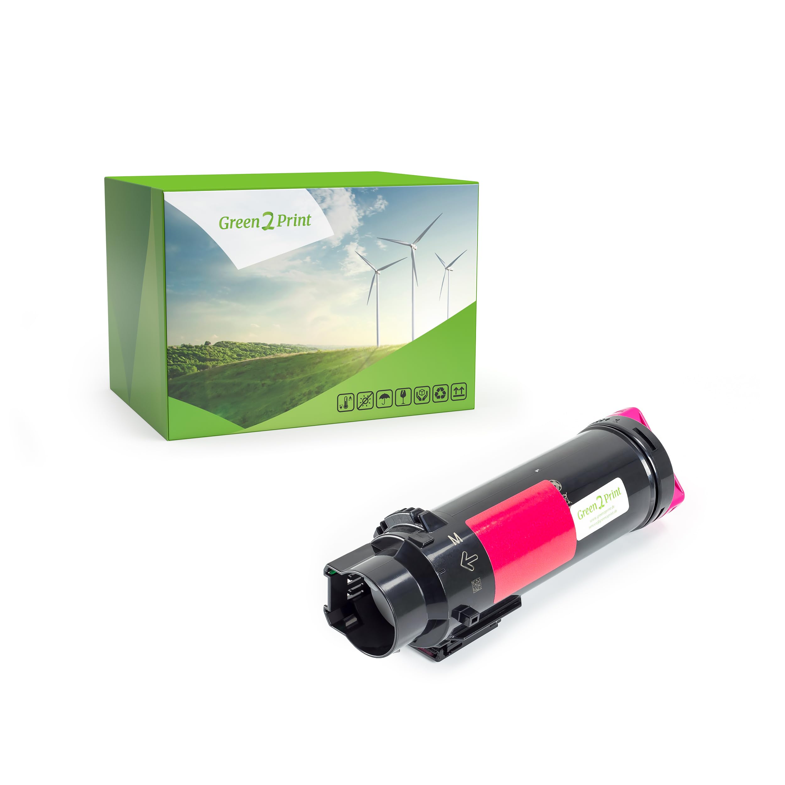 Green2Print Toner magenta 4000 pages replaces Dell 593-BBRT Toner cartridge for Dell S2825CDN, H825CDW