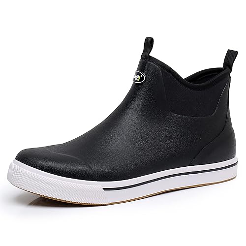 WTW Unisex Rain Boots for Men and Women Waterproof Rubber Fishing