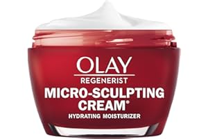 Olay Face Moisturizer, Regenerist Micro-Sculpting Facial Cream for Women - Instant Hydration, Anti-Aging, Anti-Wrinkle, Firming Skin Care - Hyaluronic Acid, Niacinamide, Amino Peptides, 1.7 Oz
