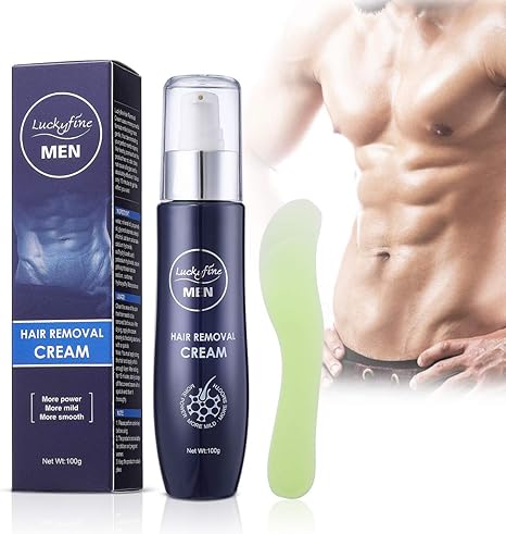 Crema Depilatoria Uomo Luckyfine Qualita Di Rimozione I Peli Per Gli Uomini Indolore Crema Di Rimozione I Peli Creme Depilatorie Per Uomo Su Avambraccio Petto Schiena Gambe E Braccio 100g Amazon It Salute