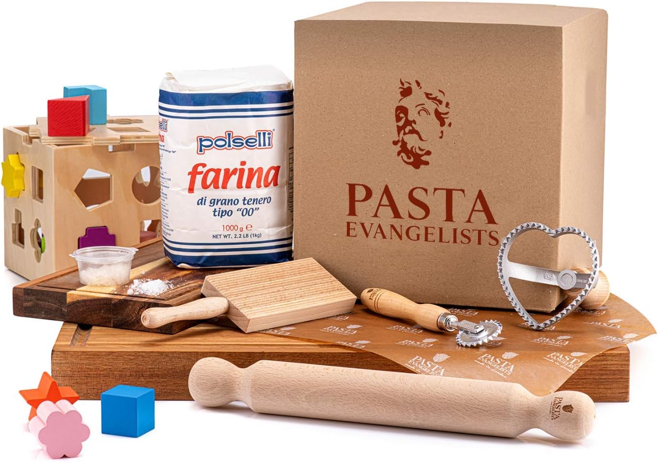 Kids’ Pasta Making Kit Pasta Evangelists Fresh Italian Artisan