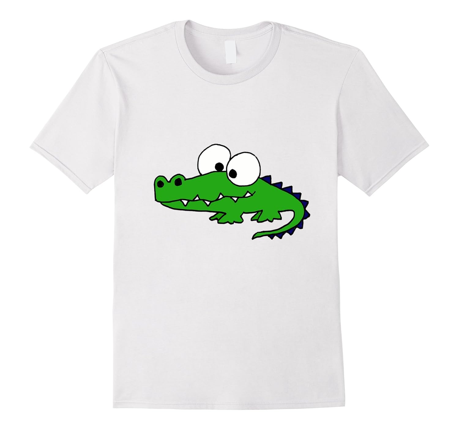 Smiletodaytees Coo Funny Funky Green Alligator TshirtArt Artvinatee