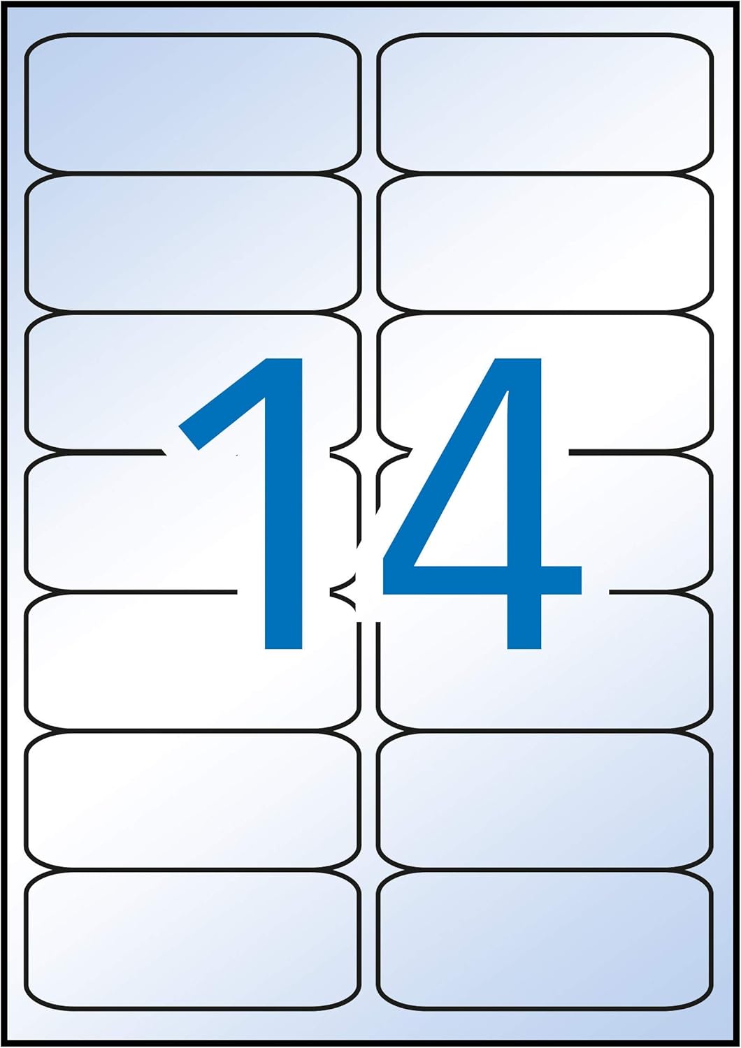 APLI 10052 Labels 99.1 x 38.1 Transparent Amazon.co.uk Office Products