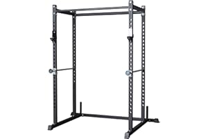 REP FITNESS Short Power Rack – PR-1050 – 72 inches with Optional Dip Attachment, Flat Bench, Adjustable Bench