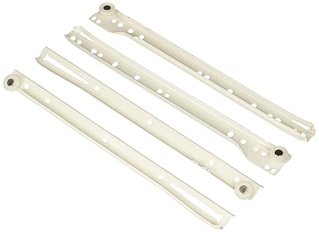 Amazonbasics Euro Bottom Mount Drawer Slides 12 White Powder