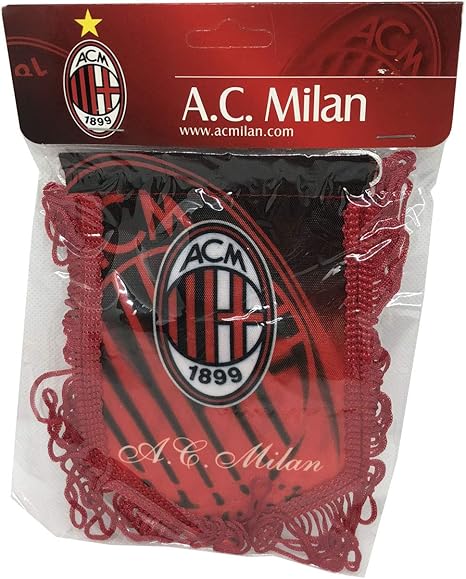 A C Milan Football Soccer Futbal Club 1899 Pennant For Decoration Souvenir Gift Holds On Glass Of Cars And Windows 1 Qty Amazon Co Uk Sports Outdoors