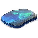 QIELIZI Lap Laptop Desk - Portable Lap Desk with Pillow Cushion, Fits up to 15.6 inch Laptop for Home Office Students Use as 