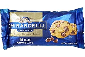 TOYSOPOLY Ghirardelli, Premium Baking Chips, Milk Chocolate, 11.5 oz (326 g)(PACK 1)