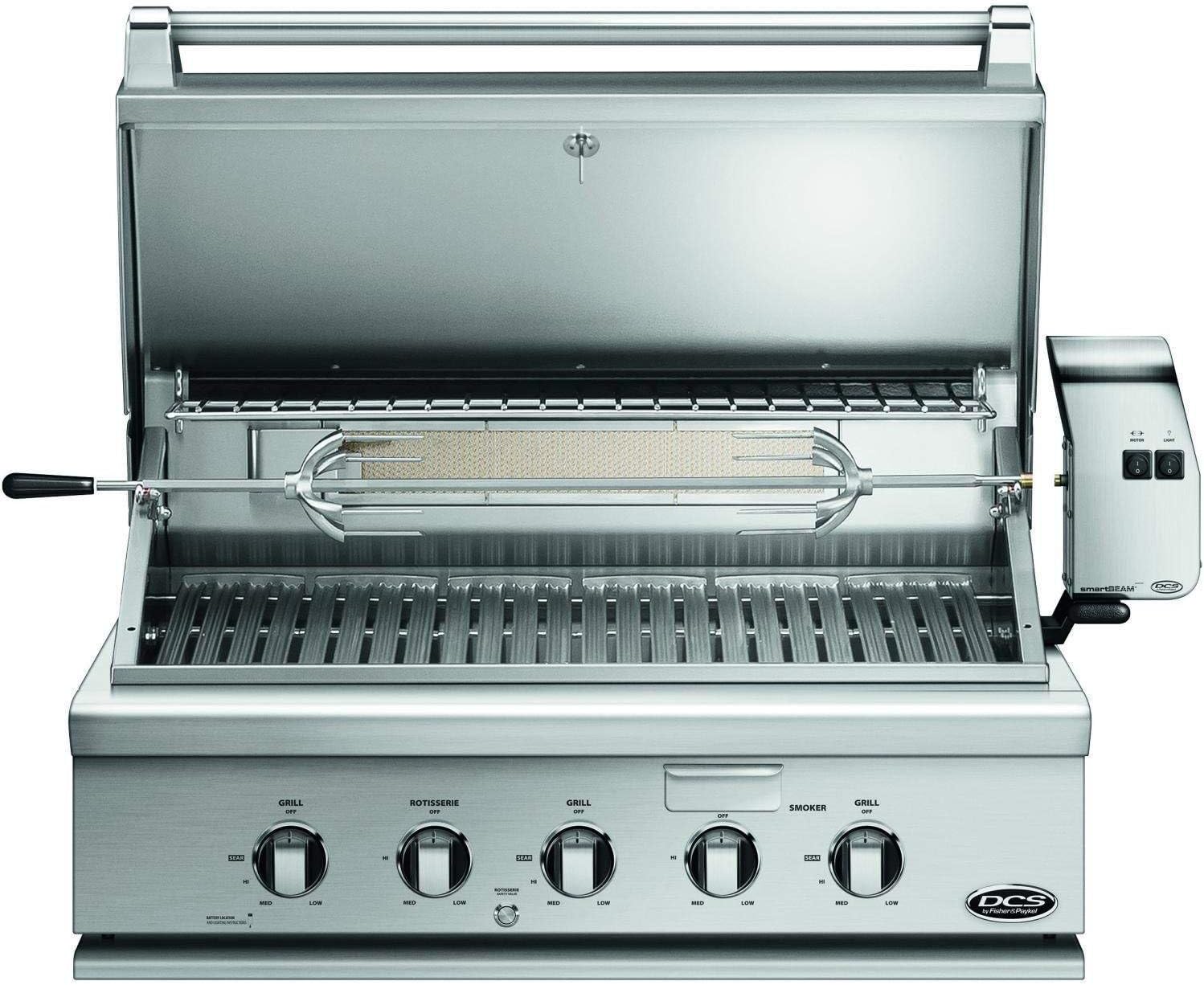 review DCS Built-In Traditional Gas Grill with Rotisserie (71302) (BH1-36R-L), 36-Inch, Propane