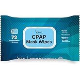 DMI CPAP Mask Wipes, Removes Oil &amp; Dirt from CPAP Mask &amp; Equipment, Alcohol &amp; Latex Free, CPAP Supplies, Hypoallergenic, Unscented, 72 Count Pack, Extra-Large