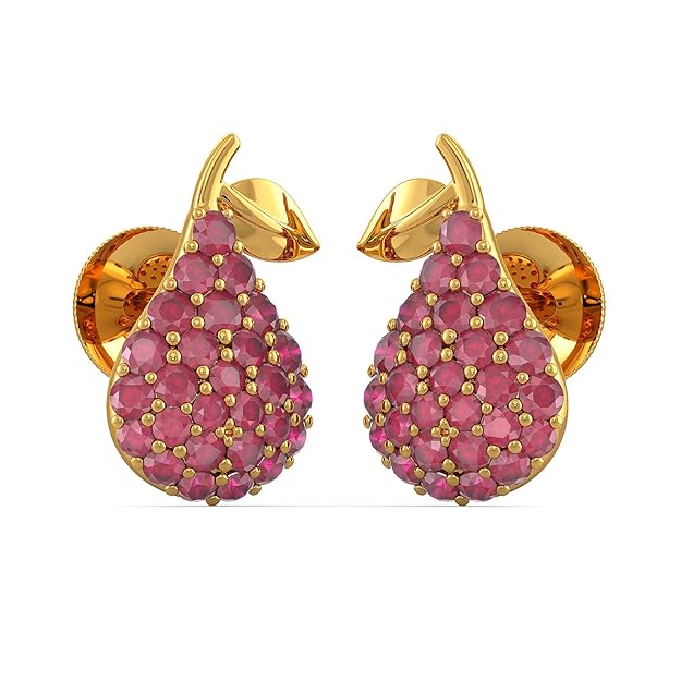 Buy Joyalukkas 22k (916) Yellow Gold Stud Earrings for Girls at Amazon.in