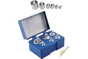 MAGIKON Precision Steel Scale Calibration Weight Kit, M2 Class, 205 Gram