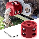 Couslcd Winch Cable Hook Stopper, Red | rubber construction, absorbs hook impact, helps control cable movement, includes Allen wrench, off-road winch accessories
