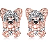 925 Sterling Silver Squirrel Bunny Earrings Easter Gift Cute Animal Stud Earrings Jewelry Birthday Gifts for Women