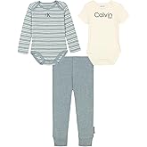 Calvin Klein baby-boys 2 Bodysuits and Pant Set
