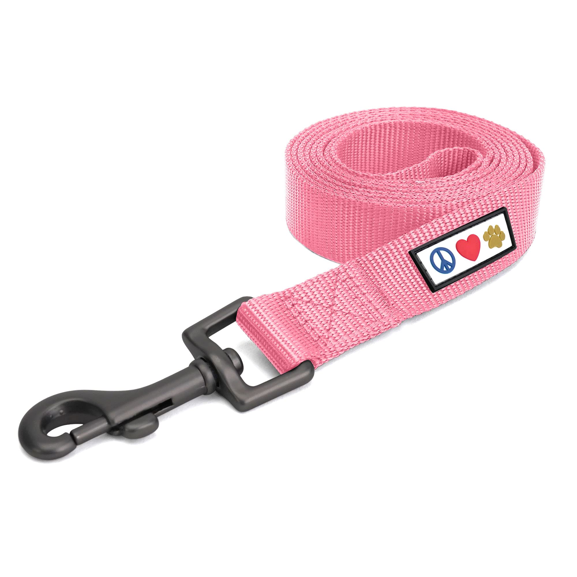 Pawtitas Dog Lead for Medium to Large Dogs, 1.8m Long, Millennial Pink