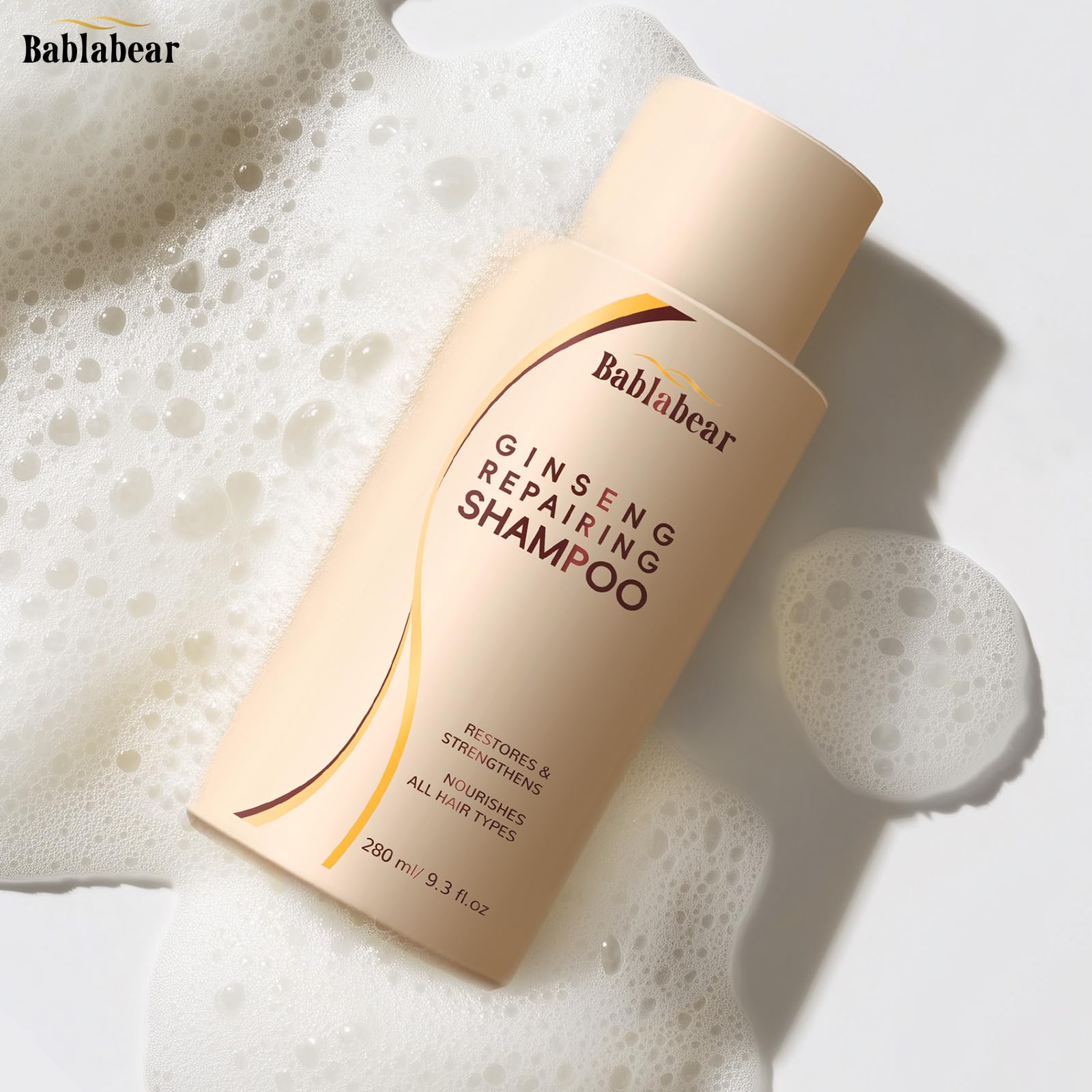 Moisturizing Shampoo for Thinning,Fine,frizzy,Damaged Hair. Hydrating,Nourishing,Repairing.Adds Shine & Leaves Hair Feeling Soft.Sulfate Free,Silicone Free.(9.3floz)