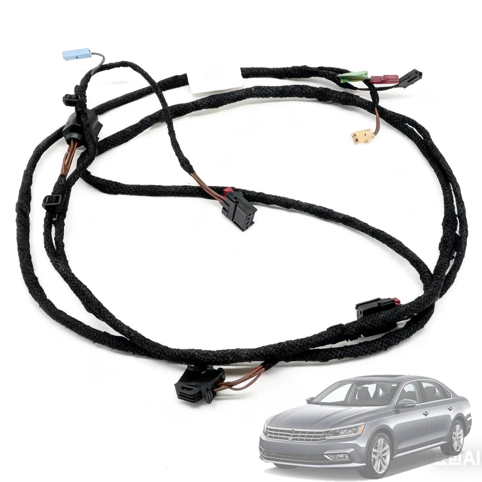 Photo 1 of Left Rear Trunk Lid Wiring Harness 3C8971182J Compatible with VW Passat CC 2010-2017 | Tailgate Electrical Cable Harness Replacement