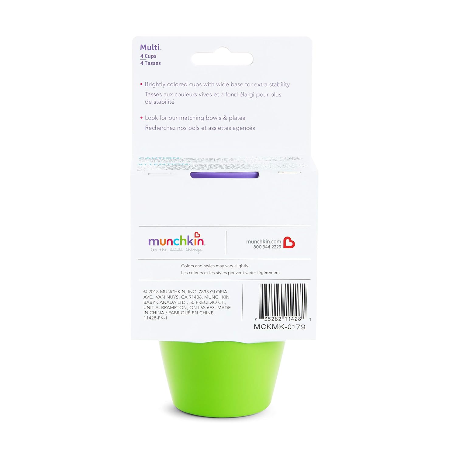 Munchkin 4 Piece Multi Cups : Baby