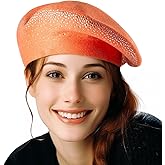 Winter Warm Rhinestone Beret Hats for Women 2 Layers Wool French Knit Cap Lady