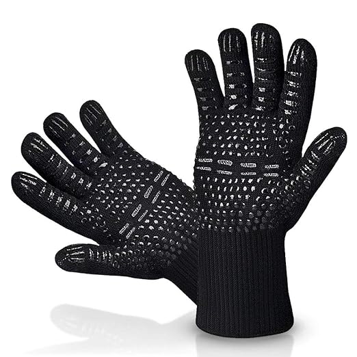 ELEPOWSTAR Guantes de Cocina, Guantes de Horno Resistentes al ...