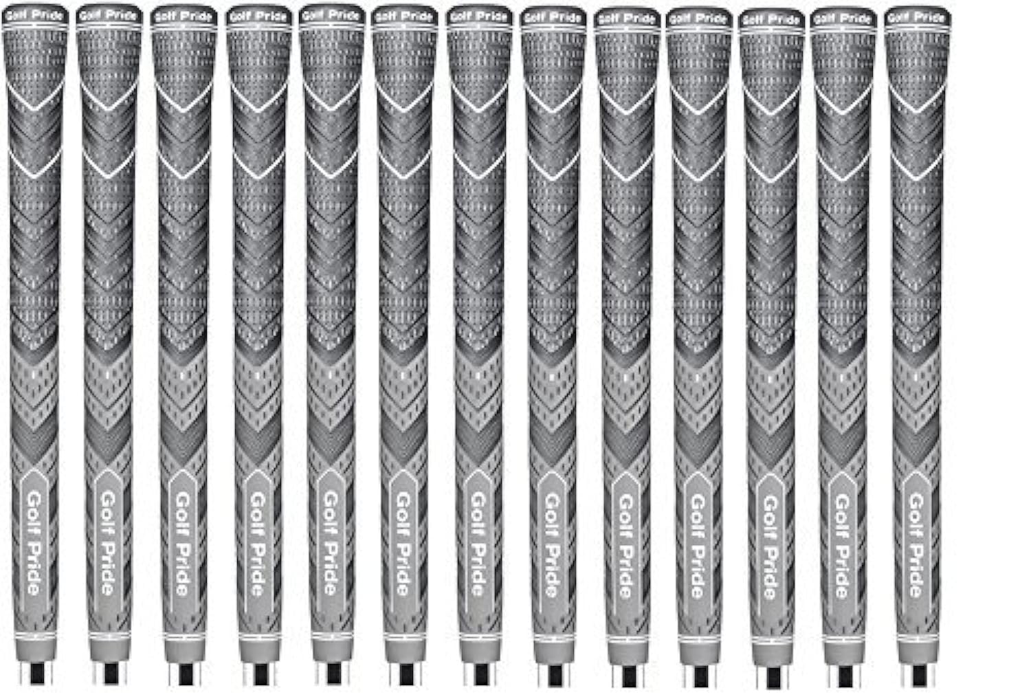 Set of 13 NEW Golf Pride MCC Plus4 Grips, Gray, Midsize by MCC Plus 4