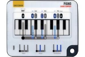 NOISY CLAN Piano Chord Compass - Learn Keyboard Chords - Ultimate Tool For Beginner Chords. Music Production Chord Tool, Learning Chords, Expand Music Playing