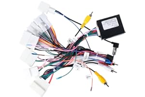 METEESER Wiring Harness for Toyota J-B-L Stereo Radio, 16-Pin Harness with Canbus, Compatible with Toyota Camry Corolla RAV4 Lexus Tundra Highlander Vios Yaris Sienna Hilux Prado Fortuner