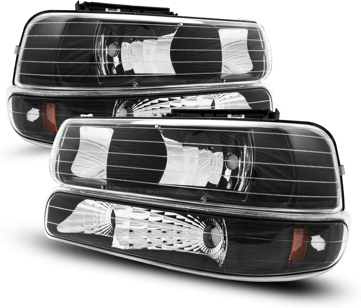 KAC Headlight Assembly Kit for 2002 Silverado Headlights