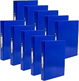 Pukka Pad Brights A4 Ringbinder Files 40mm Spine Navy Blue 10 Pack