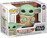 Funko Pop Star Wars The Mandalorian Grogu with Cookie Vinyl Figure 3.75in