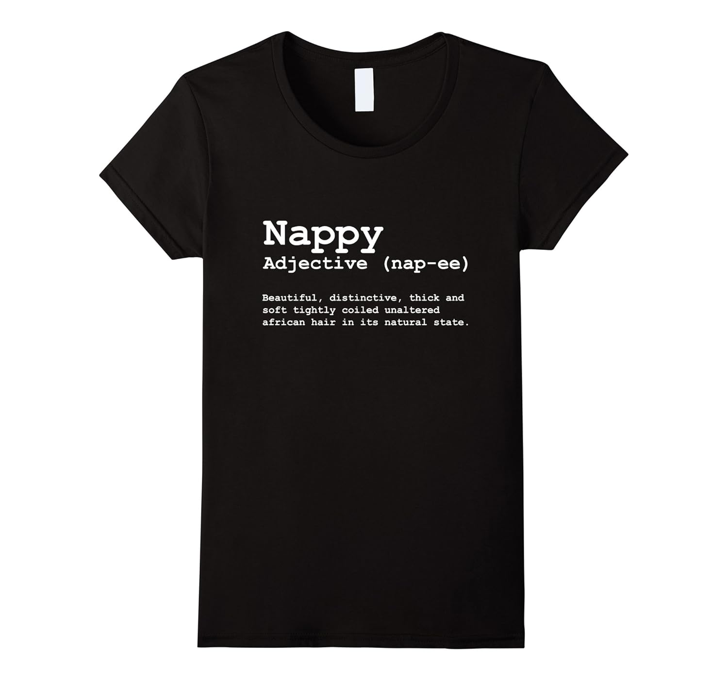 Nappy Hair Definition Shirt Kinky Natural Afro Hair TShirt4LVS