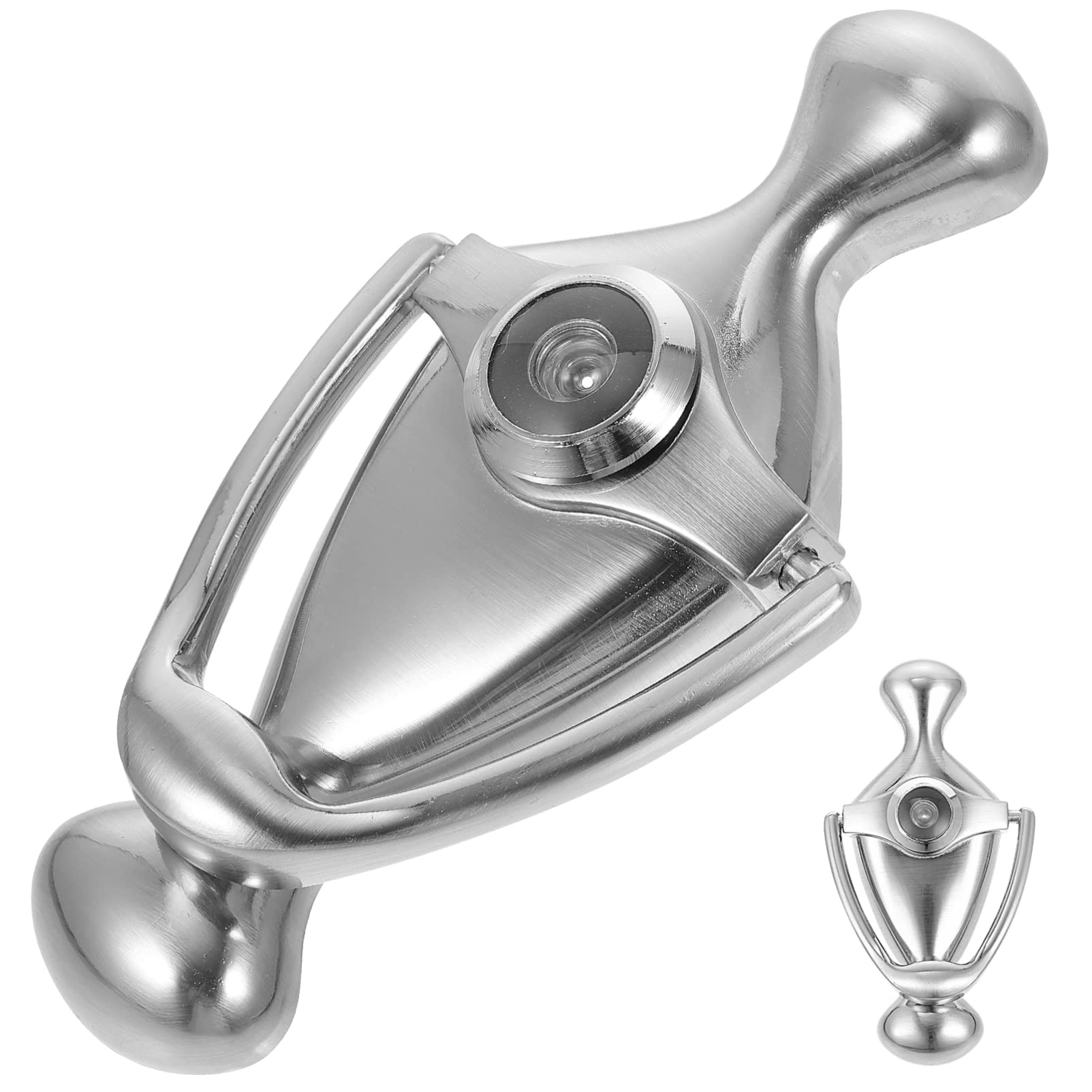 HONMEET Zinc Alloy Front Door with Peephole Viewer Design for Enhanced Security and Classic Appeal Ideal for Entryways and Home Exteriors