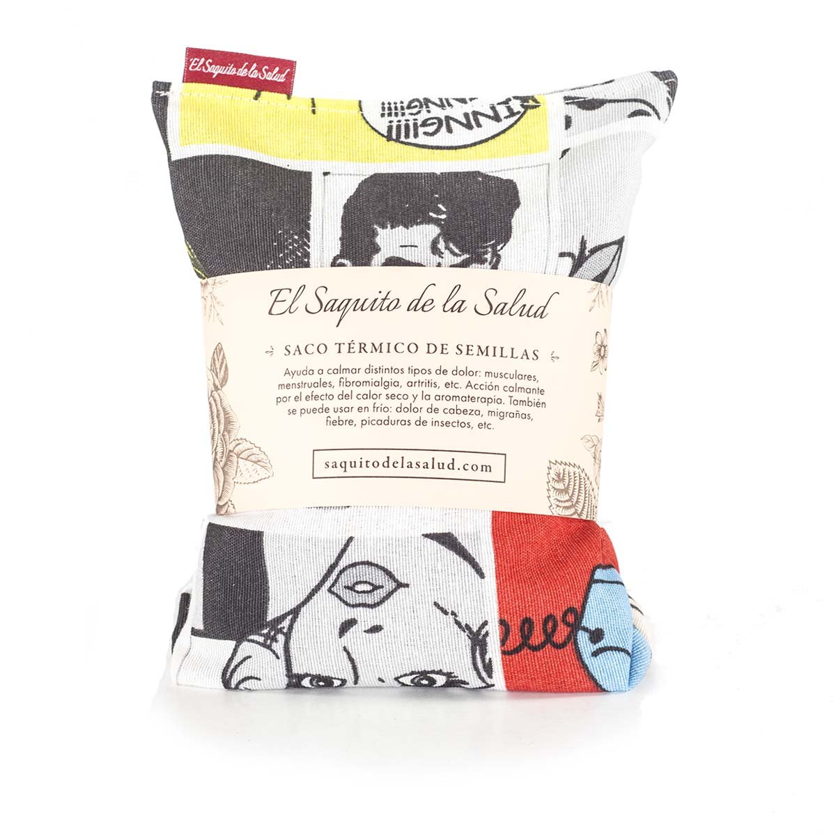 Saco Térmico de Semillas Microondas Comic (Lavanda, S 23 x 15 x 2 ...