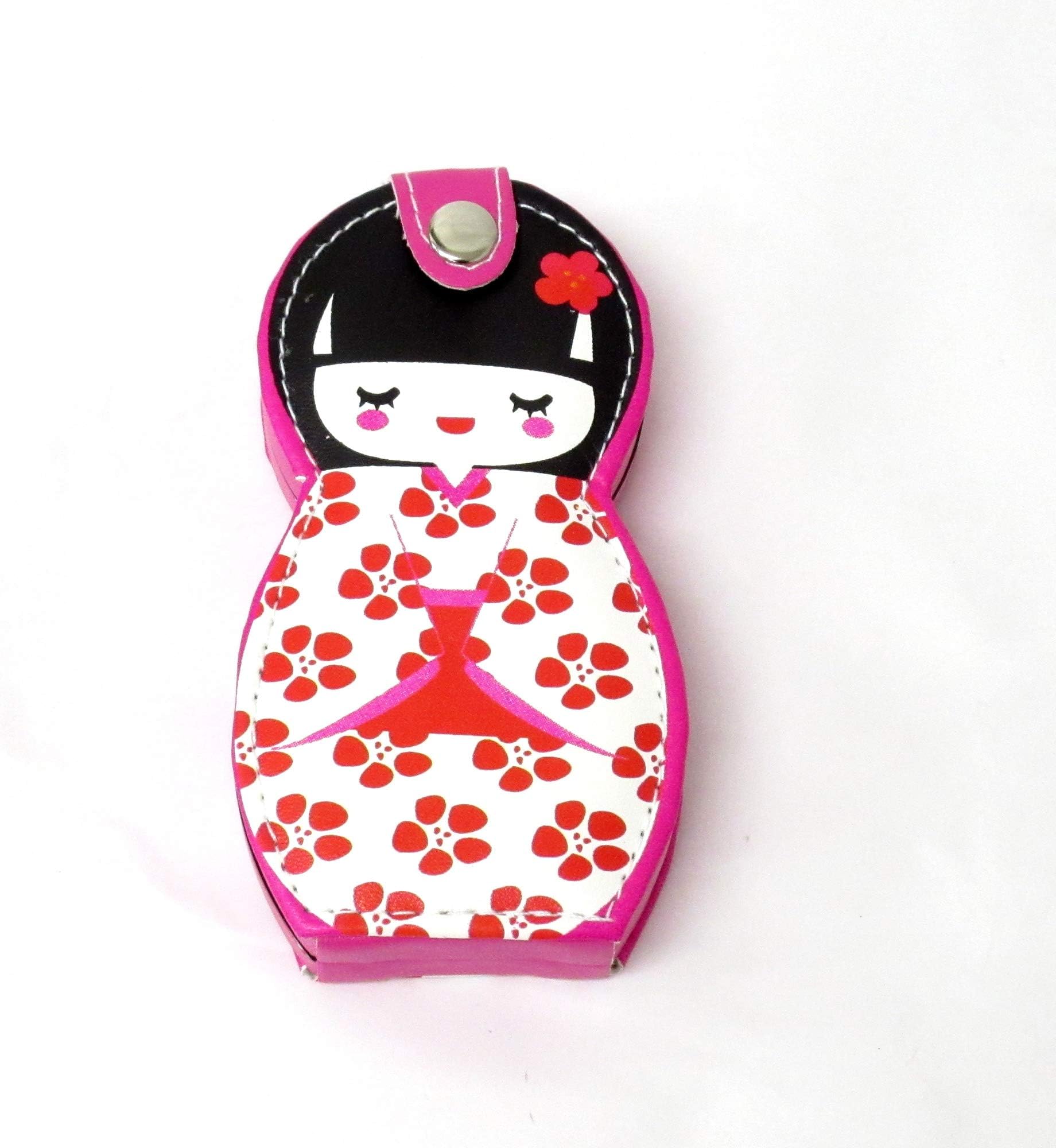 Nail Clipper Set in Japanese Kokeshi Doll Case